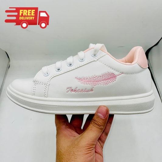 Female Sneakers W-20 White-Pink