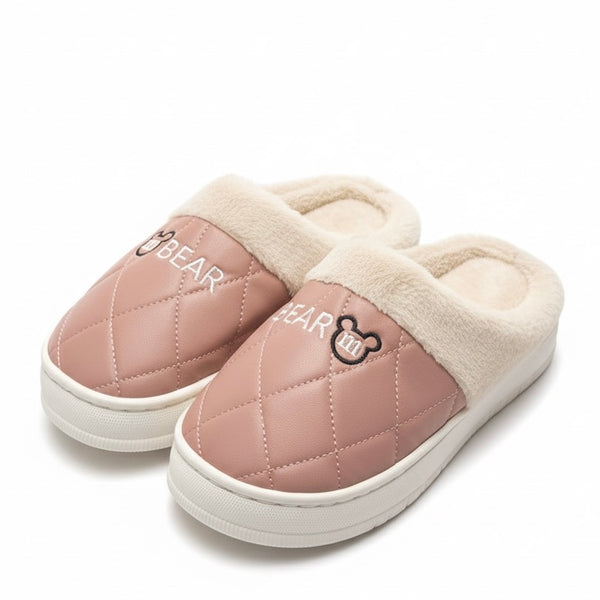 Bedroom Slippers - A-15 (Light Brown)