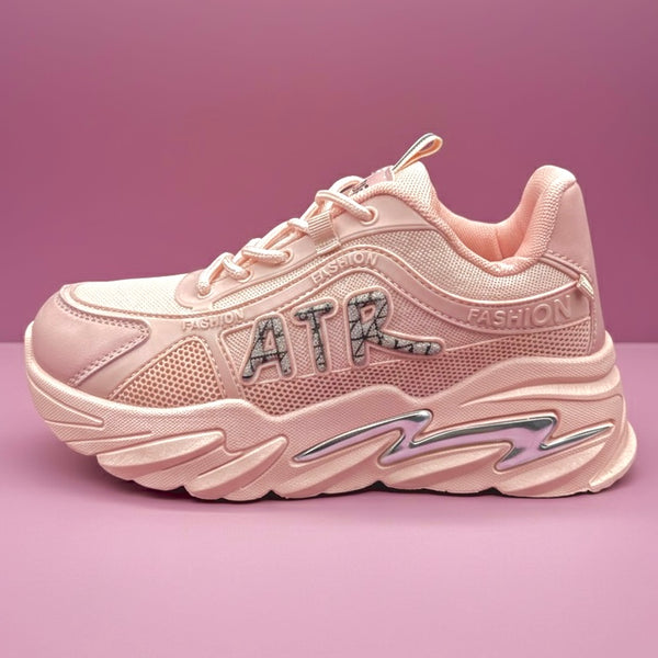 Pink AIR High Heel Female Joggers I-2