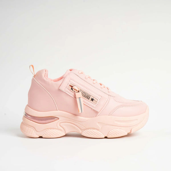 Pink High Heel Female Jogger H-3 (Chunky Sole)