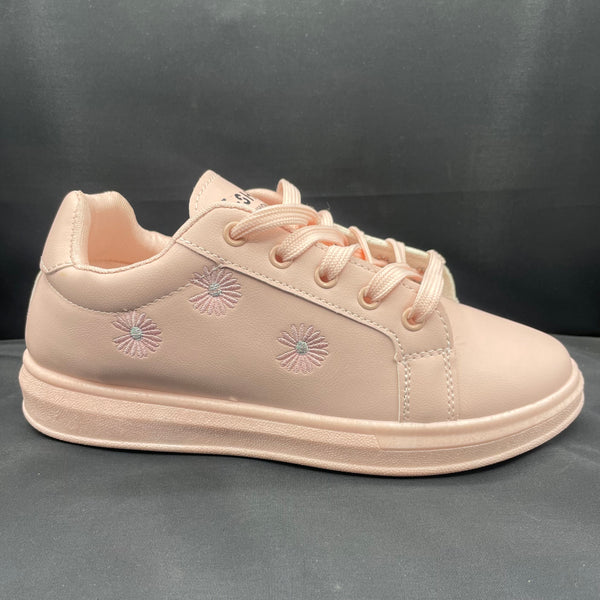 PINK FLORAL W-4 FULL PINK SNEAKERS