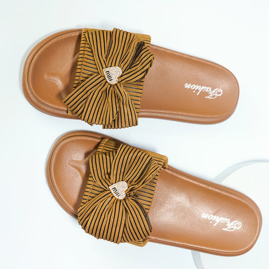 HEART MIU FLAT SOFTIE FEMALE - BROWN