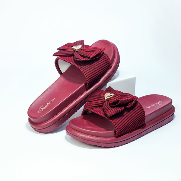 HEART MIU FLAT SOFTIE FEMALE - MEHROON