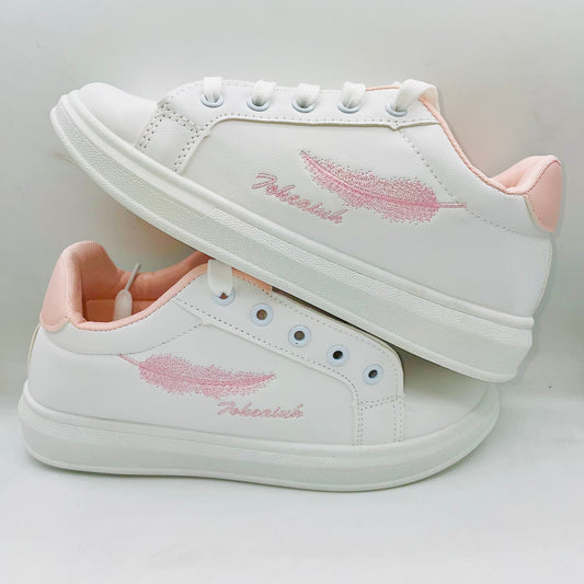 Female Sneakers W-20 White-Pink