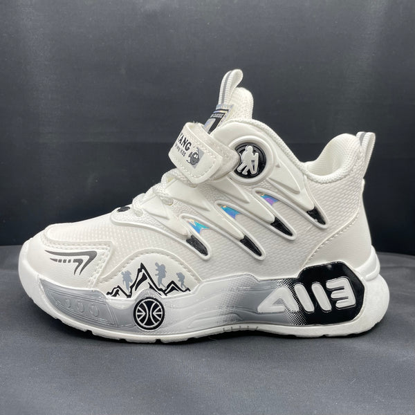 KIDS FILA STRAP JOGGERS - L80- WHITE