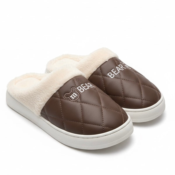 Bedroom Slippers - A-15 (Dark Brown)