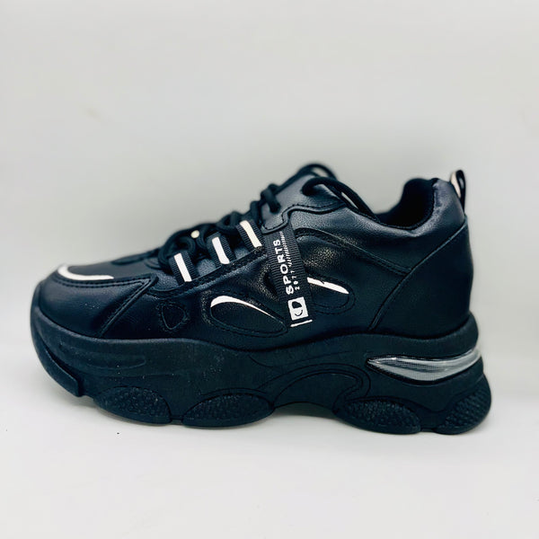 Black High Heel Female Jogger H-8