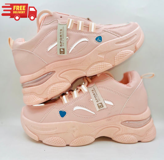 Pink High Heel Female Jogger H-8